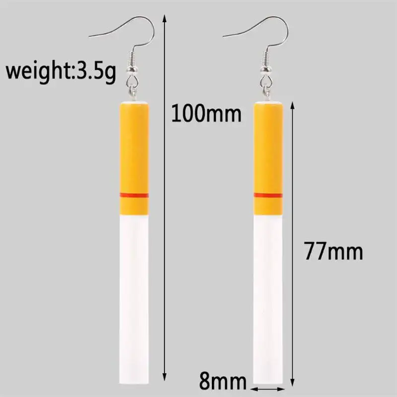 New Earrings Clip Retro Style Tobacco Buttocks Comedy Fashion Personality Nightclub Tobacco Pendant Female Long Je Earrings
New Earrings Clip Retro Style Tobacco Buttocks Comedy Fashion Personality Nightclub Tobacco Pendant Female Long Je Earrings