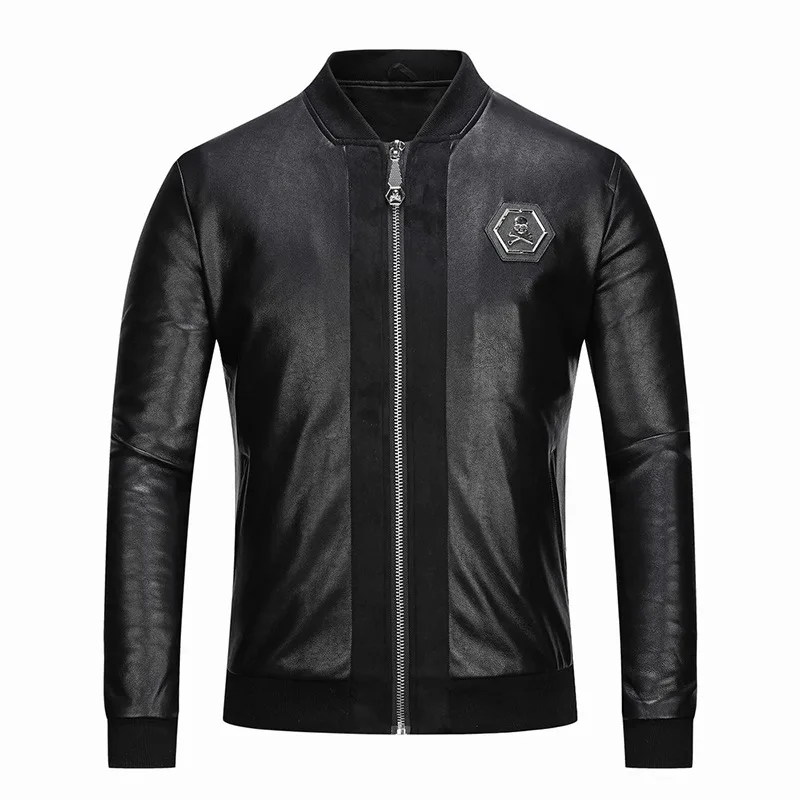 Men Clothing 2020 Skull PU Jackets Men Metal design Windbreaker Stand-Neck Sudaderas Hombre Streetwear Mens Jackets Coats M-XXXL
Men Clothing 2020 Skull PU Jackets Men Metal design Windbreaker Stand-Neck Sudaderas Hombre Streetwear Mens Jackets Coats M-XXXL