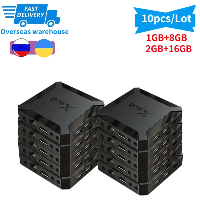 Приставка Смарт ТВ X96Q Allwinner H313 4 ядра 1080p 4K 10 шт.|ТВ-приставки и медиаплееры| |