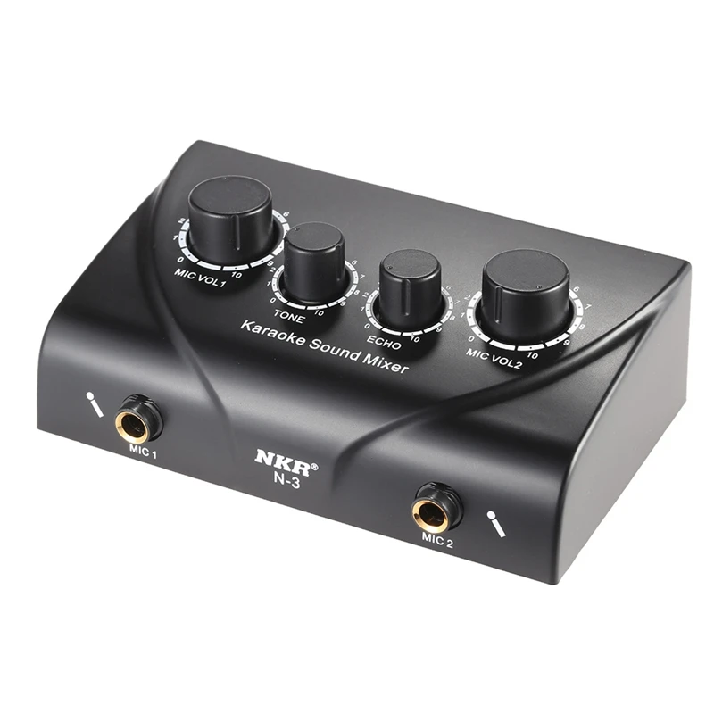 ABGN Hot-N-3 Portable Dual Mic Inputs Audio Sound Mixer For Amplifier & Microphone Karaoke Ok Mixer Black Us Plug for company
ABGN Hot-N-3 Portable Dual Mic Inputs Audio Sound Mixer For Amplifier & Microphone Karaoke Ok Mixer Black Us Plug for company