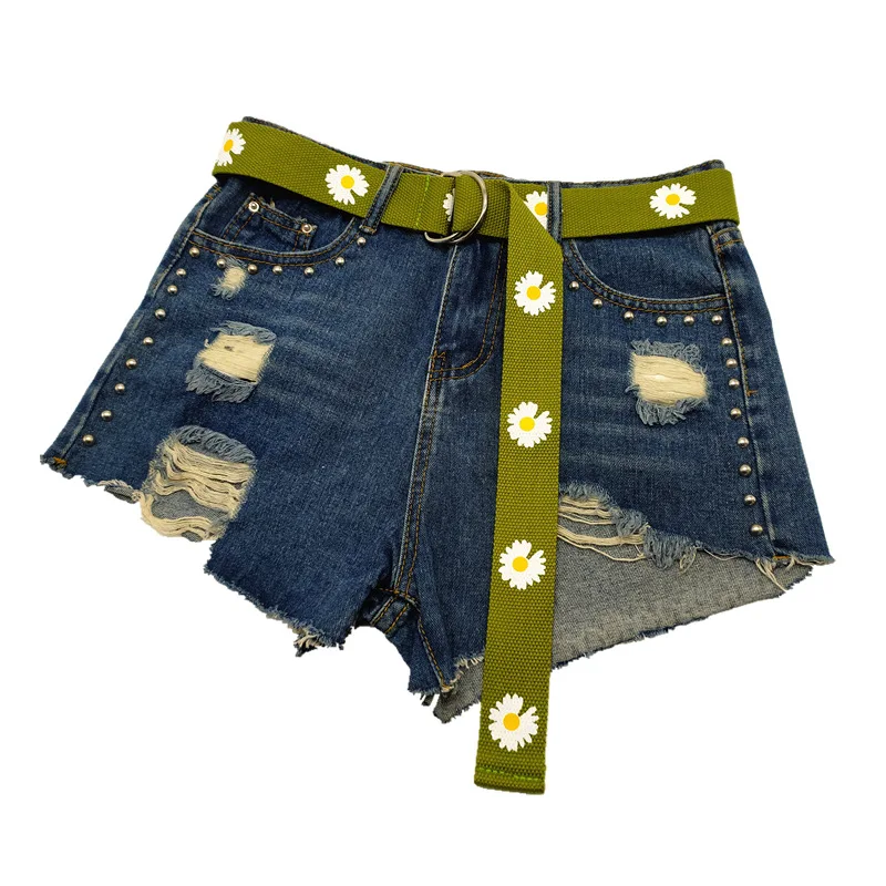 2021 New Daisy Canvas Belt Candy Color Summer Double D Ring Buckle Jeans Korean Unisex Decorative Adjustable Long Waistband 
2021 New Daisy Canvas Belt Candy Color Summer Double D Ring Buckle Jeans Korean Unisex Decorative Adjustable Long Waistband
