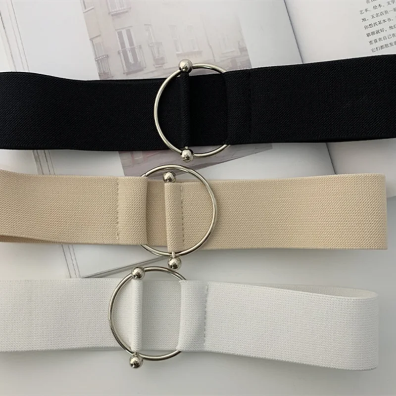 Belts For Women Simple Waist Elastic Ladies Band Round Buckle Decoration Coat Sweater Fashion Dress
Belts For Women Simple Waist Elastic Ladies Band Round Buckle Decoration Coat Sweater Fashion Dress