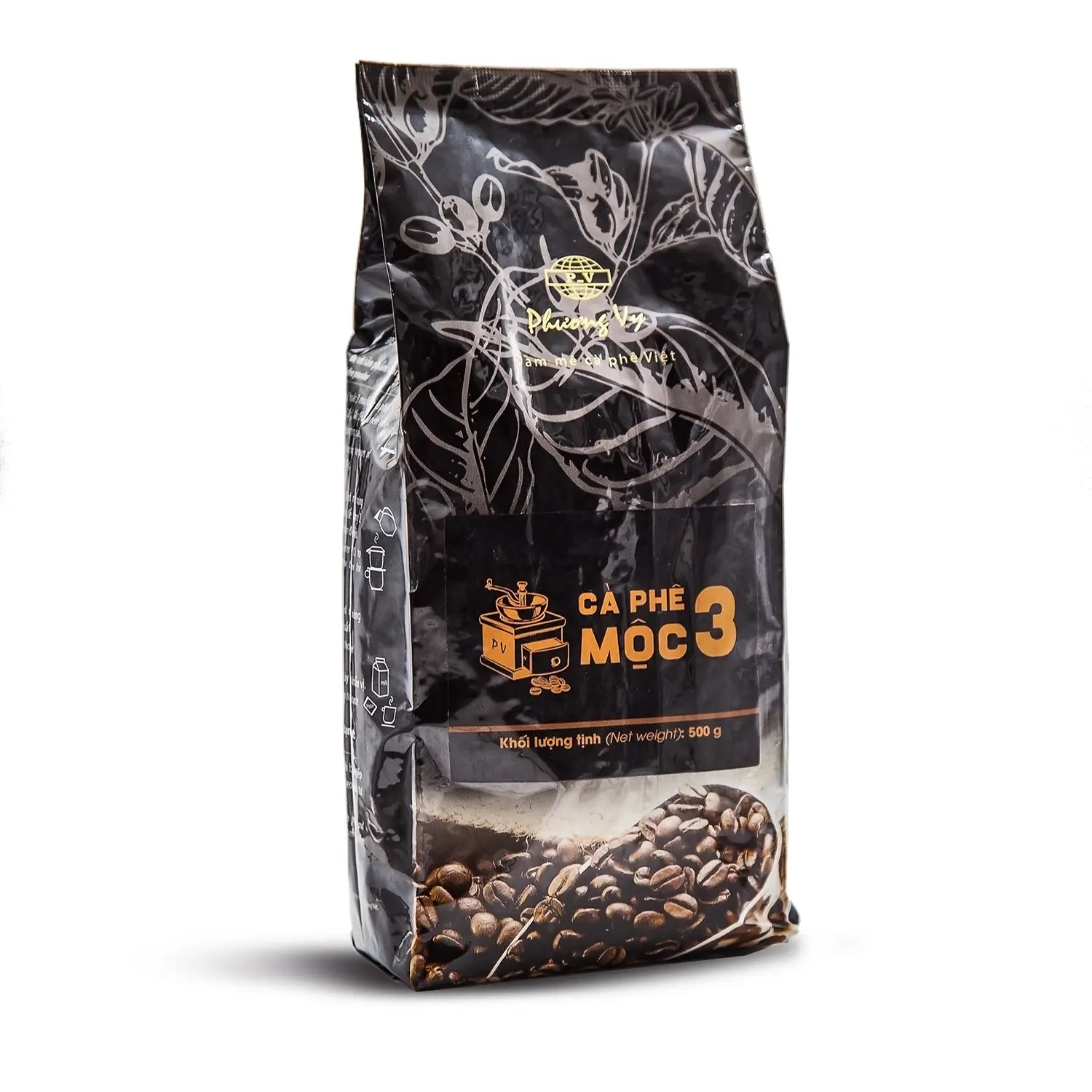 Кофе в зернах PHUONG Vy - МОС 3 500 г (CA PHE MOC №3) | Продукты
