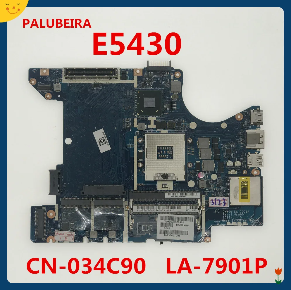 Флуоресцентная материнская плата для Dell E5430 флуоресцентная 034C90 34C90 QXW00 версия: 1 0