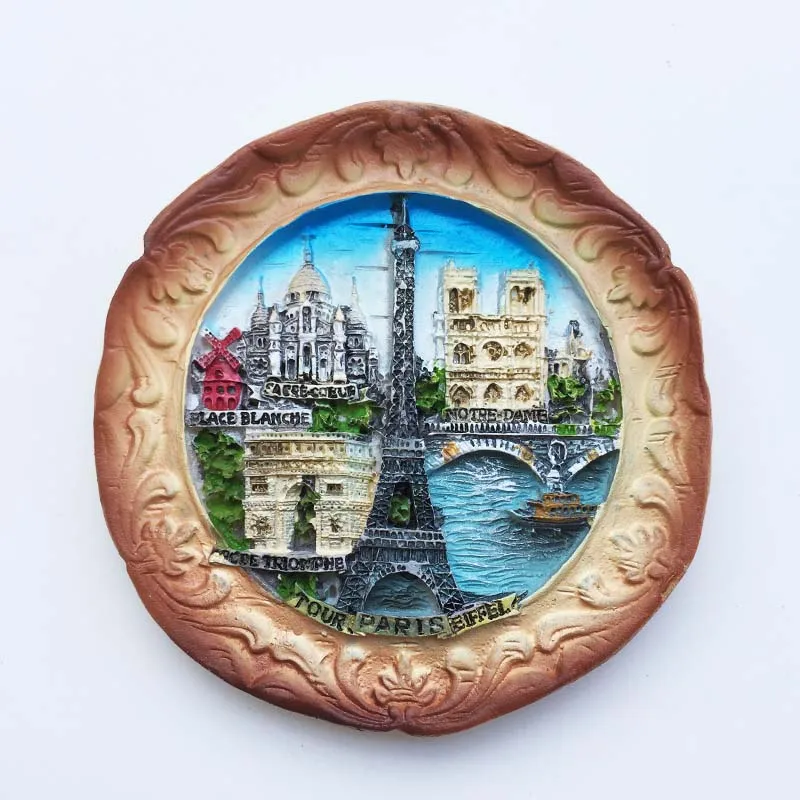 QIQIPP European France Paris landmark building three-dimensional magnetic refrigerator magnet Handmade painted crafts 
QIQIPP European France Paris landmark building three-dimensional magnetic refrigerator magnet Handmade painted crafts