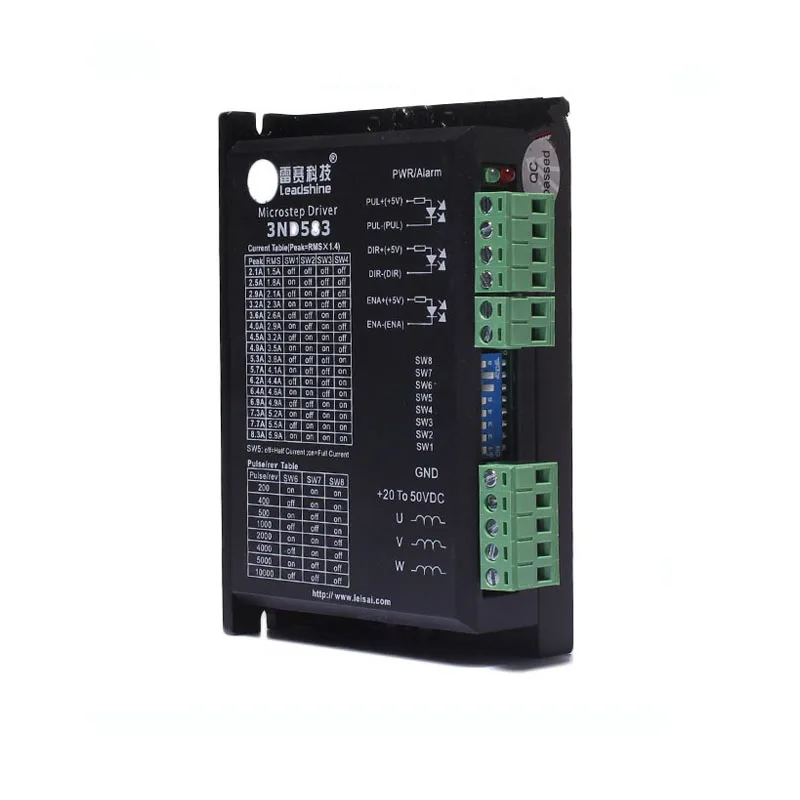 3ND583B/Leadshine Driver 3ND583/3phase stepper Drive/ driver For Cnc Router Laser engraving Machine/Three-phase Step
3ND583B/Leadshine Driver 3ND583/3phase stepper Drive/ driver For Cnc Router Laser engraving Machine/Three-phase Step