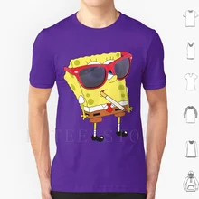 Bob Sponge Hangover , Badbob T Shirt DIY Big Size 100% Cotton Bob Cigarrette Smoking Sunglasses Hangover Amazing Young Thug