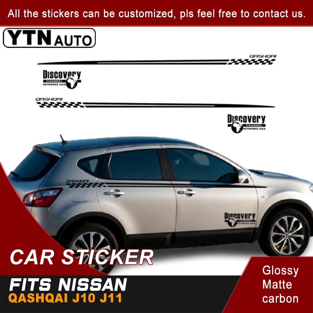 2Pcs Car Decals For Nissan Qashqai J10 J11 Black Side Door Graphics Vinyl Car Decoration Car Stickers And Decals Car Decoration
2Pcs Car Decals For Nissan Qashqai J10 J11 Black Side Door Graphics Vinyl Car Decoration Car Stickers And Decals Car Decoration