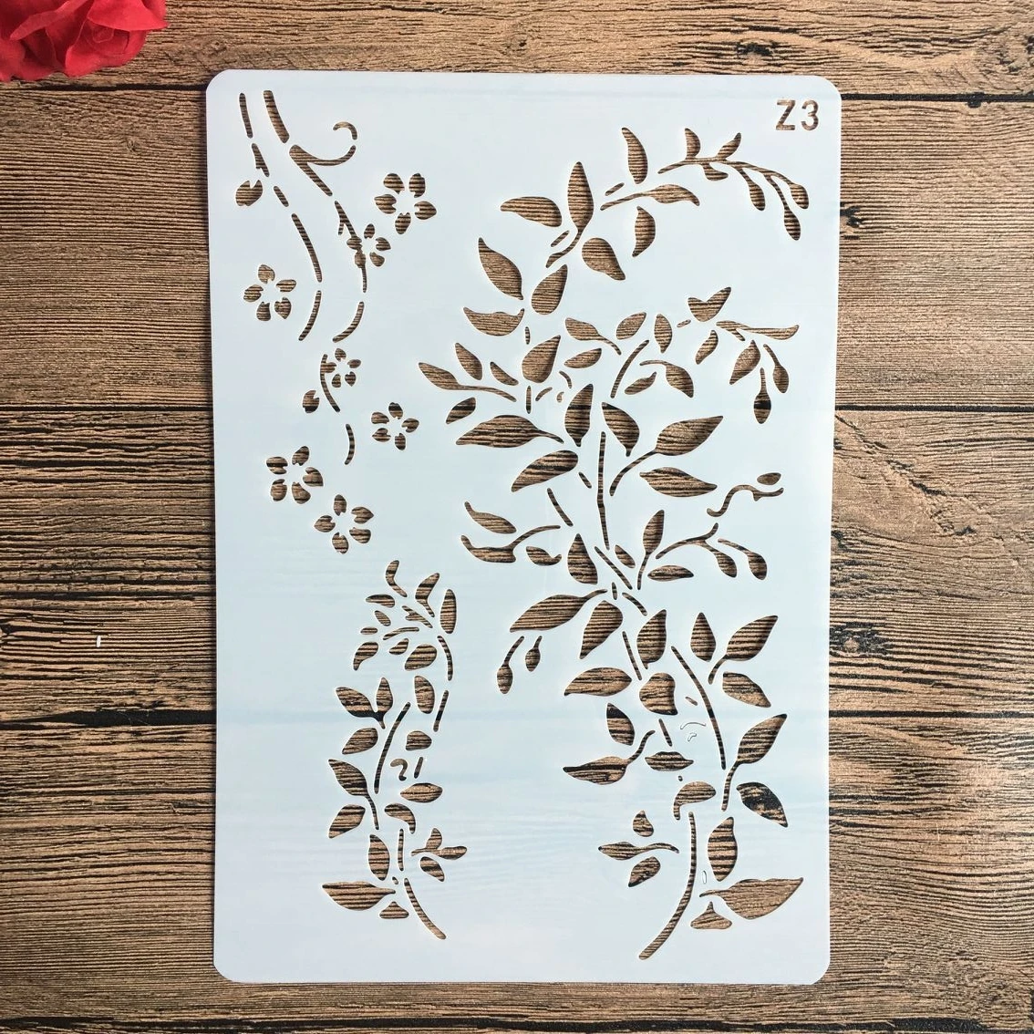 

26*18cm Leaves Flowers Stencils DIY Craft Layering Stencils For Walls Painting Scrapbooking Stamping Stamp Album Decorative