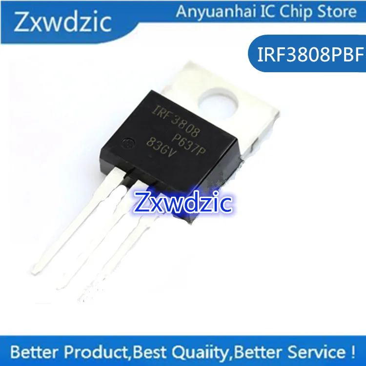 10pcs 100% New Imported Original IRF3808PBF IRF3808 TO-220 N Channel MOS Tube 75V 140A
10pcs 100% New Imported Original IRF3808PBF IRF3808 TO-220 N Channel MOS Tube 75V 140A