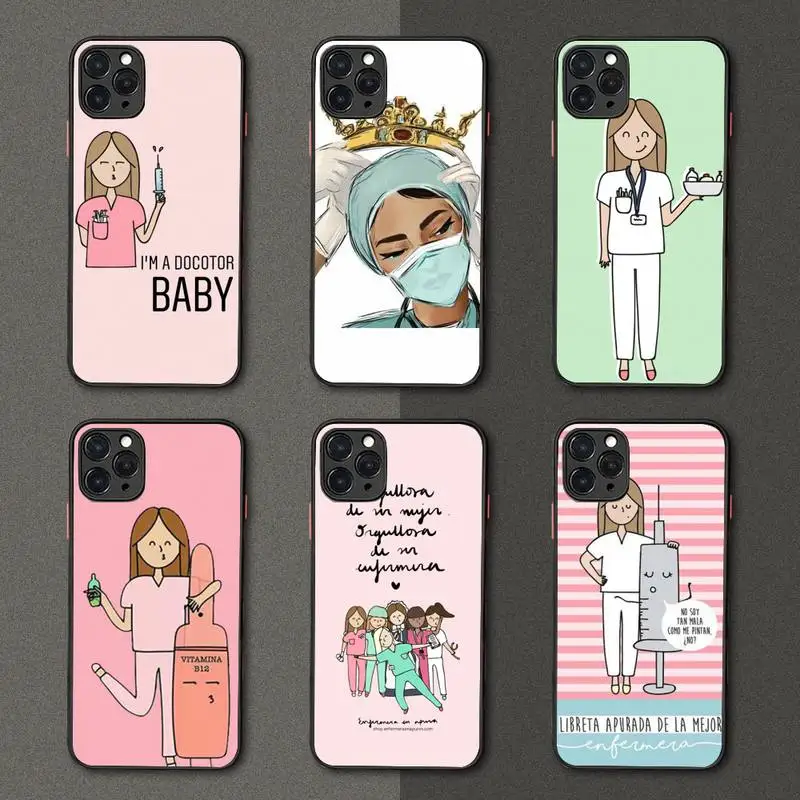 Medicine Doctor Nurse Spain Cartoon Phone Case matte transparent For iphone 7 8 11 12 plus mini x xs xr pro max cover
Medicine Doctor Nurse Spain Cartoon Phone Case matte transparent For iphone 7 8 11 12 plus mini x xs xr pro max cover