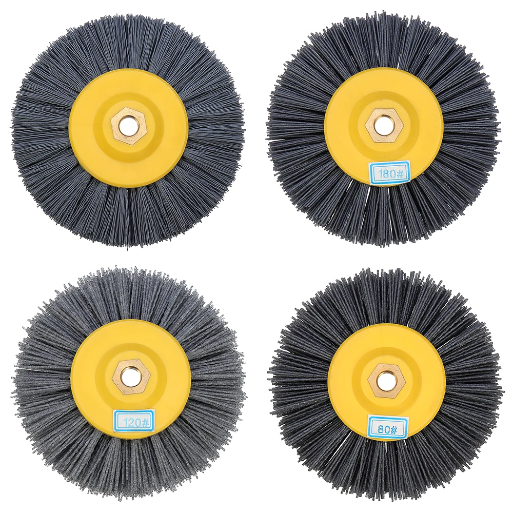 150x40mm M14 Nylon Wire Drawing Wheel Brush 80/120/180/320 Grit Drum Burnishing Polishing Wheel
150x40mm M14 Nylon Wire Drawing Wheel Brush 80/120/180/320 Grit Drum Burnishing Polishing Wheel