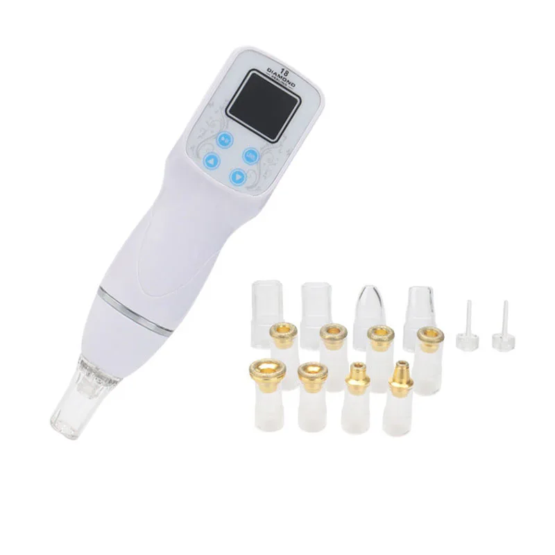 12 tip diamond dermabrasion machine Blackhead Acne Removal Skin Peel face Cleaning Facial Exfoliator Equipment
12 tip diamond dermabrasion machine Blackhead Acne Removal Skin Peel face Cleaning Facial Exfoliator Equipment