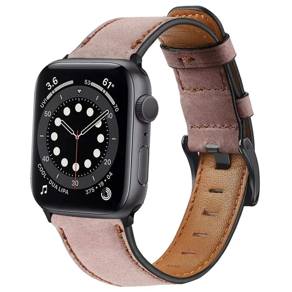 Retro Genuine Leather Strap for apple watch 6 SE 5 4 3 42mm 38mm wrist watchband bracelet applwatch Apple watch 6 band 40mm 44mm
Retro Genuine Leather Strap for apple watch 6 SE 5 4 3 42mm 38mm wrist watchband bracelet applwatch Apple watch 6 band 40mm 44mm