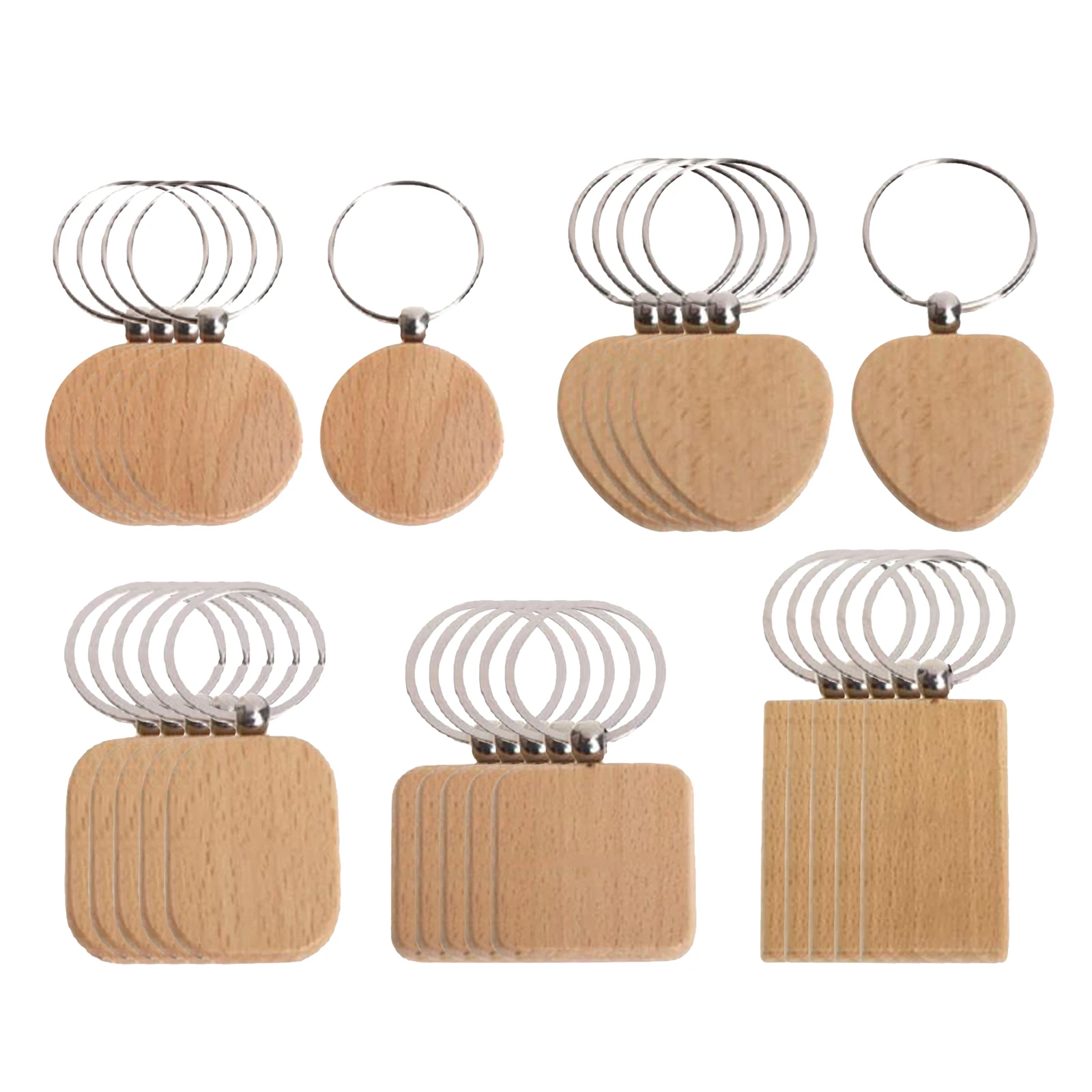 20/15/10/5pcs Wood Blank Keychain Jewelry Making Diy Keyring Novelty Diy Gift Can Be Engraved DIY Rectangular Engraving Key ID
20/15/10/5pcs Wood Blank Keychain Jewelry Making Diy Keyring Novelty Diy Gift Can Be Engraved DIY Rectangular Engraving Key ID