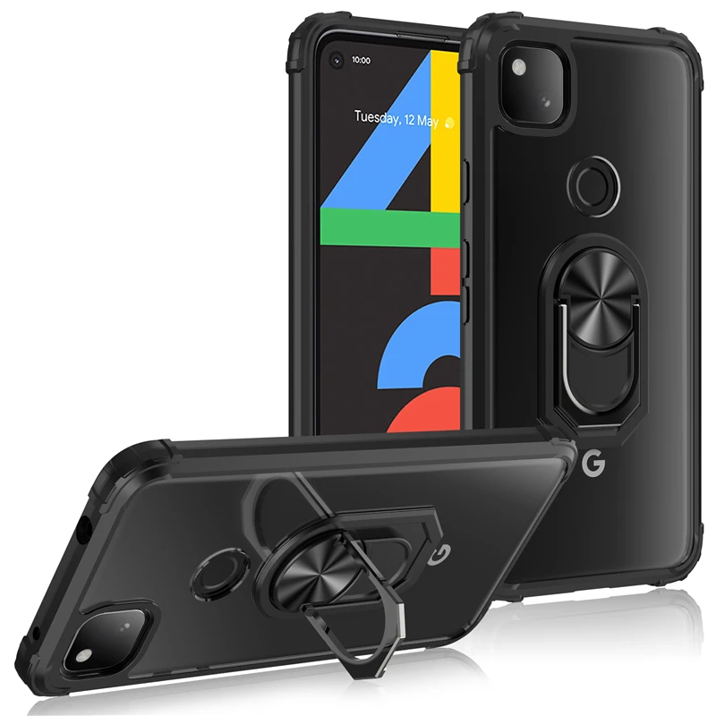 Чехол-накладка для Google Pixel 4A, 5G, 5, 5A, акриловый, противоударный, с магнитным кольцом-подставкой
Чехол-накладка для Google Pixel 4A, 5G, 5, 5A, акриловый, противоударный, с магнитным кольцом-подставкой