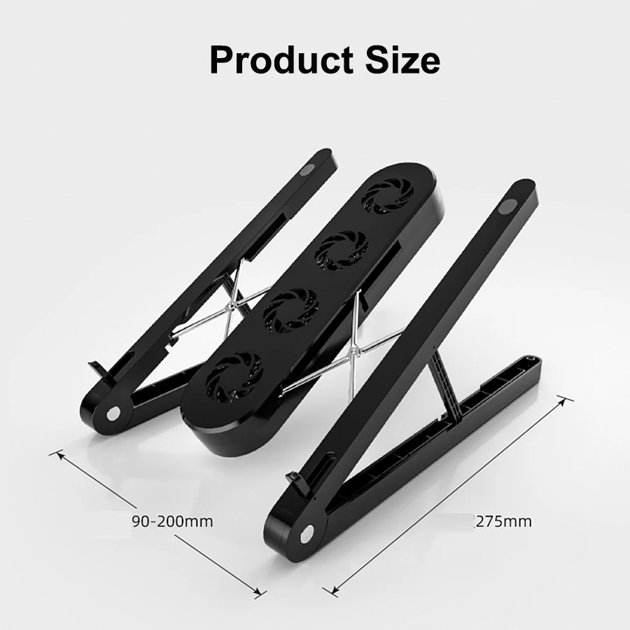Portable Laptop Stand With Fan Support Notebook Holder Laptop Cooler Adjustable Tablet Computer Stand For Macbook Accessories
Portable Laptop Stand With Fan Support Notebook Holder Laptop Cooler Adjustable Tablet Computer Stand For Macbook Accessories