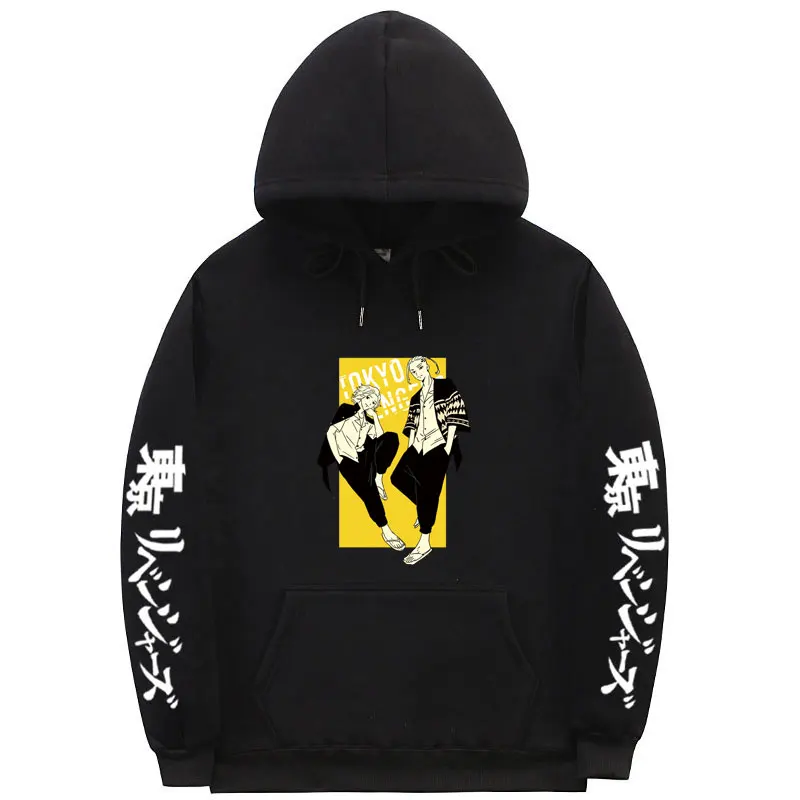 Осенняя толстовка унисекс с капюшоном, с принтом в стиле аниме «Токио мстители» 
Осенняя толстовка унисекс с капюшоном, с принтом в стиле аниме «Токио мстители»