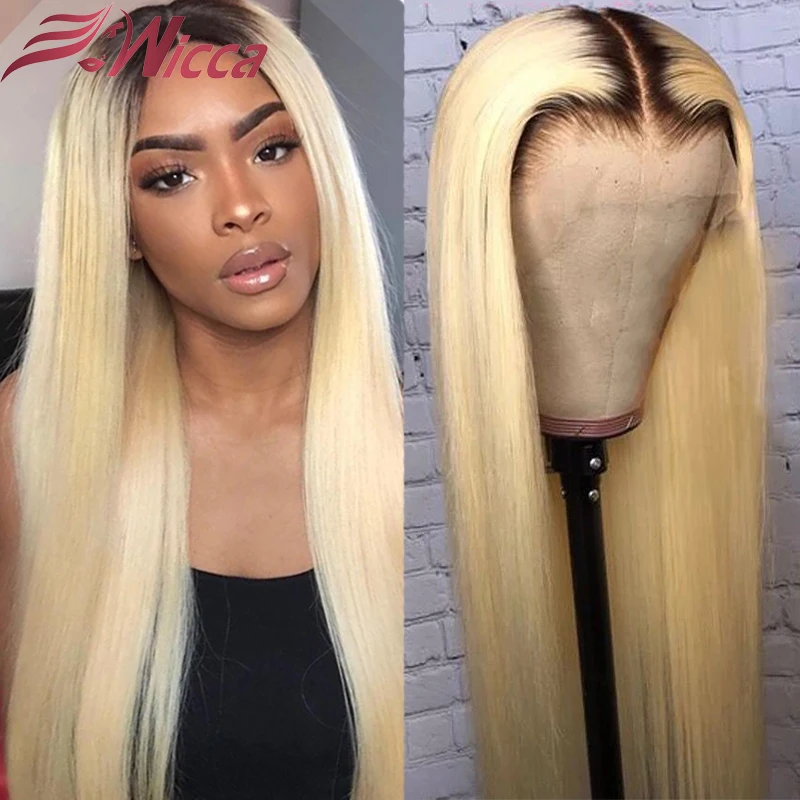 Wicca 1B 613 Ombre Lace Front Human Hair Wigs Remy Brazilian Straight Lace Wig Pre Plucked With Baby Hair For Women
Wicca 1B 613 Ombre Lace Front Human Hair Wigs Remy Brazilian Straight Lace Wig Pre Plucked With Baby Hair For Women