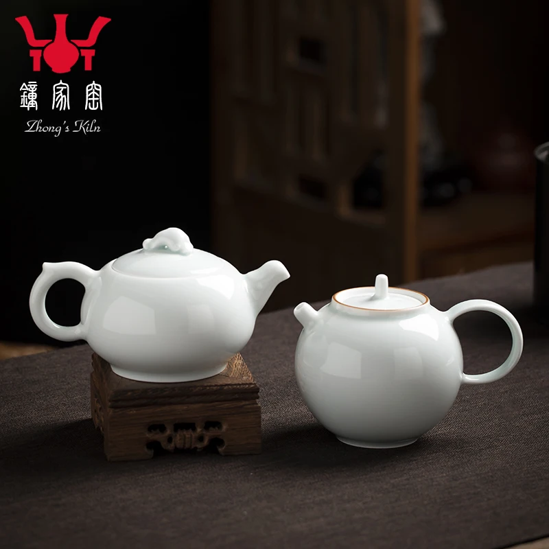 |Zhongjia kiln celadon teapot ceramic single pot filter flower teapot mini office home tea making kungfu tea set
|Zhongjia kiln celadon teapot ceramic single pot filter flower teapot mini office home tea making kungfu tea set