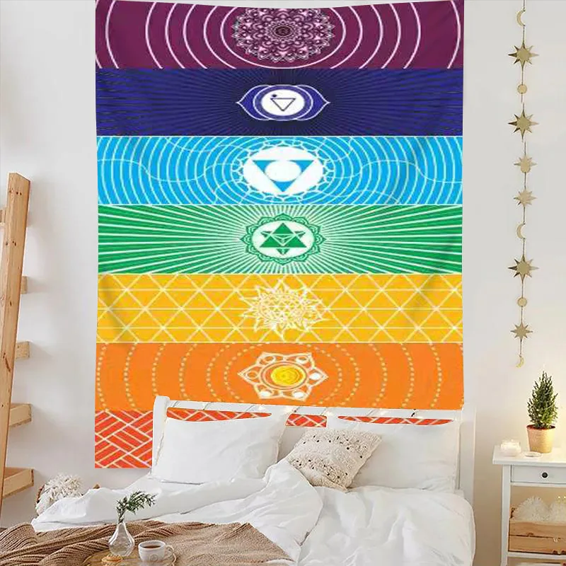 Rainbow Tapestry Bohemian Mandala Beach Towel Room Decor Wall Tapestry Multifunction Home Decor Tapestry Meditation Yoga Blanket 
Rainbow Tapestry Bohemian Mandala Beach Towel Room Decor Wall Tapestry Multifunction Home Decor Tapestry Meditation Yoga Blanket
