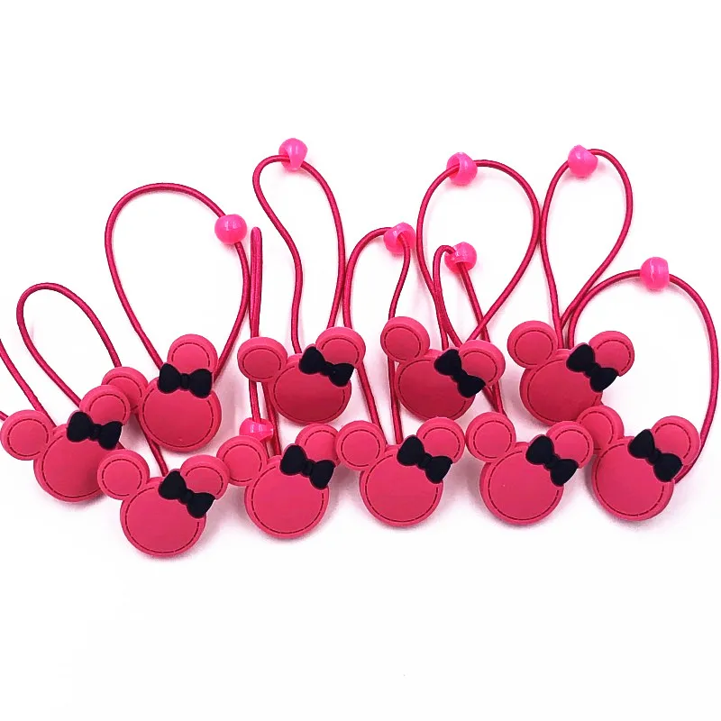 2PCS Cartoon Minnie Mickey Bowknot Hair Clips Accessories Wear Pins Hairgrip Tie Girls Cosplay Party Gift | Аксессуары для одежды