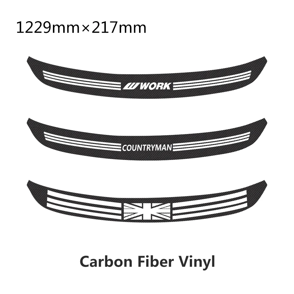 Car Carbon Fiber Vinyl Sticker For Mini Cooper Countryman R60 Auto Rear Bumper Trunk Load Edge Protector Guard Decal Accessories
Car Carbon Fiber Vinyl Sticker For Mini Cooper Countryman R60 Auto Rear Bumper Trunk Load Edge Protector Guard Decal Accessories