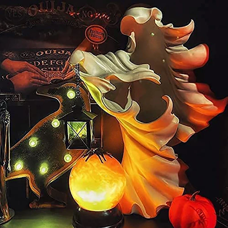 Hell Messenger With Lantern Ghost Light Seeking Witch Resin Statue Realistic Ghost Sculpture Halloween Decorative Lamp Figurine
Hell Messenger With Lantern Ghost Light Seeking Witch Resin Statue Realistic Ghost Sculpture Halloween Decorative Lamp Figurine