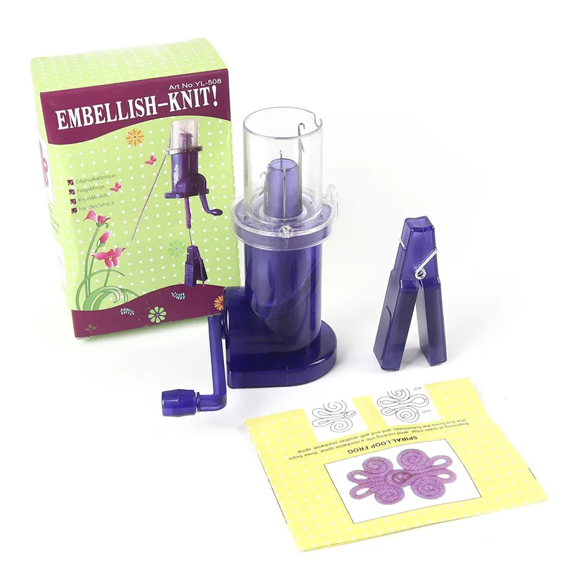 Hand Knitting Machine Creative Hand Knit Loom Embellish Plastic Spool Bracelet Weave Tool Craft Wool Winder Sewing Accessories
Hand Knitting Machine Creative Hand Knit Loom Embellish Plastic Spool Bracelet Weave Tool Craft Wool Winder Sewing Accessories