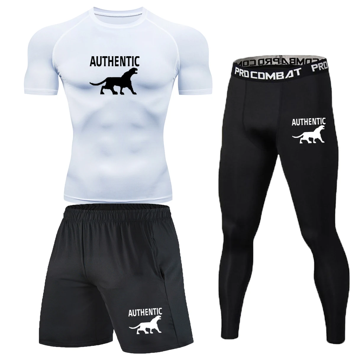 2021 Men's Fitness Sports T-shirt Jogging Shirt Short Sleeve Men's Top Sports Compression Quick-drying Suit Jaguar Image
2021 Men's Fitness Sports T-shirt Jogging Shirt Short Sleeve Men's Top Sports Compression Quick-drying Suit Jaguar Image