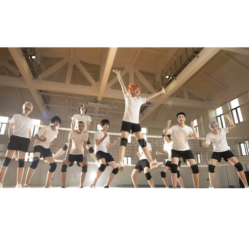 Женский костюм для косплея Haikyuu комплект спортивной одежды старшей школы
