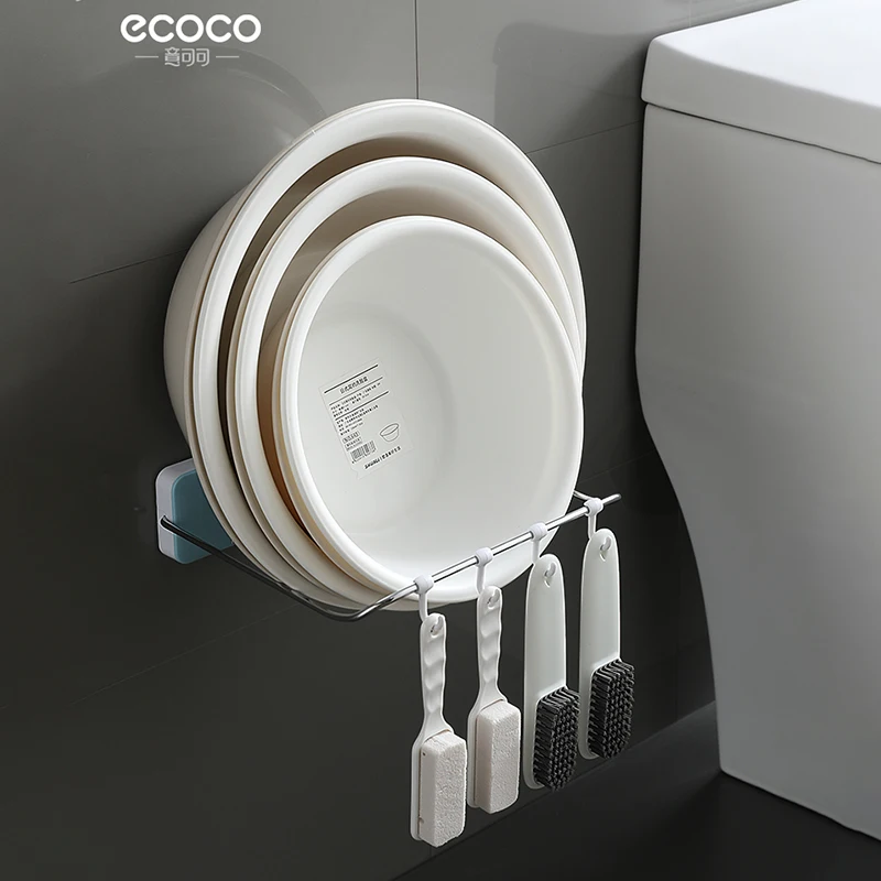 ECOCO Pan Rack Corner Bathroom Punch-Free Washstand Washbasin Stand Kitchen Storage Shelf Wall Mounted Rack for Bathroom Kitchen
ECOCO Pan Rack Corner Bathroom Punch-Free Washstand Washbasin Stand Kitchen Storage Shelf Wall Mounted Rack for Bathroom Kitchen