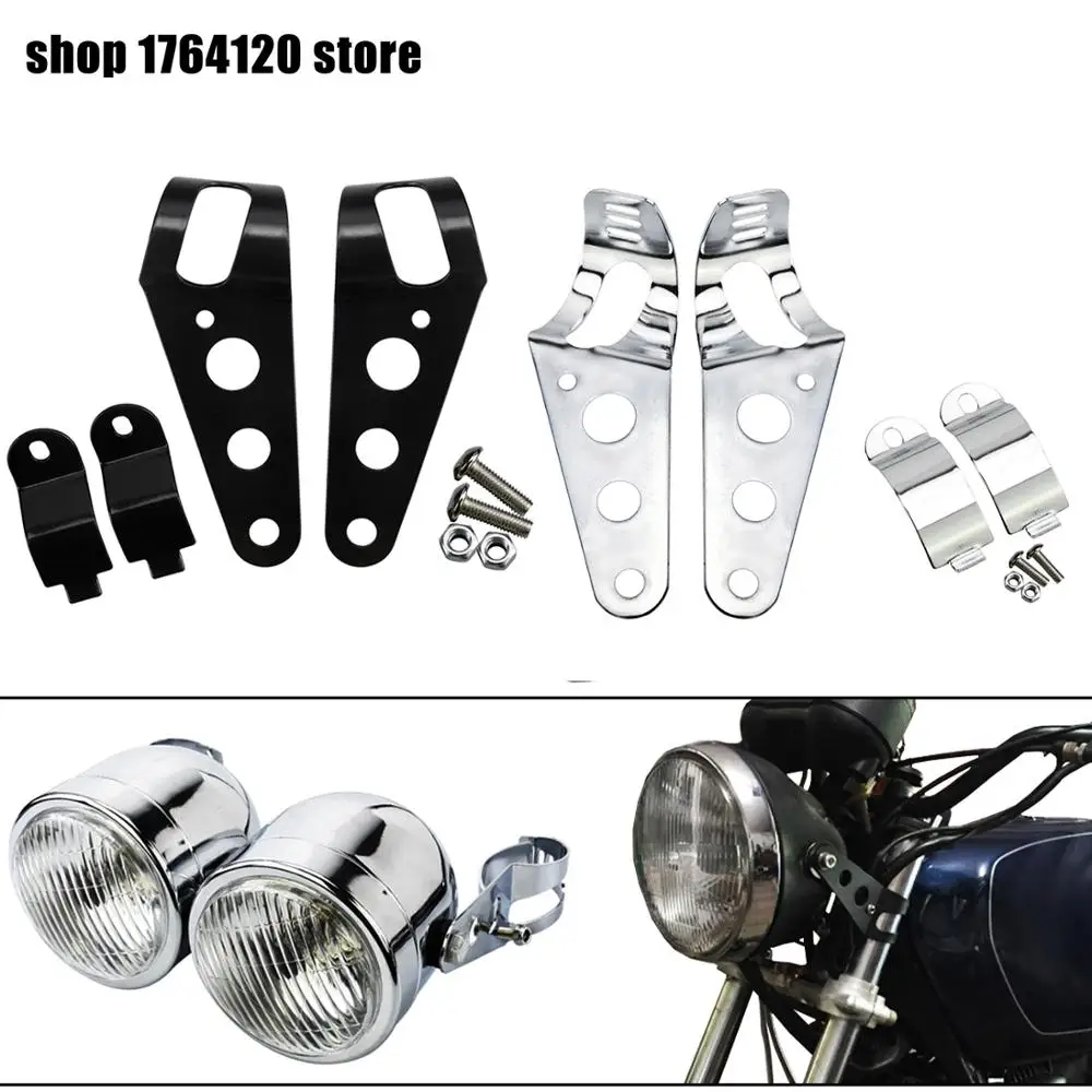 1 Pair Stainless Steel Motorcycle Headlight Bracket 35~43mm Universal Mount Stand Support For Harley Chopper Bobber Cafe Racer
1 Pair Stainless Steel Motorcycle Headlight Bracket 35~43mm Universal Mount Stand Support For Harley Chopper Bobber Cafe Racer