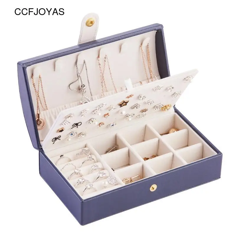 CCFJOYAS дорожная коробочка для украшений/серьги/кольца/браслеты ювелирные изделия Организатор ящик для хранения ювелирных изделий, лучший по...
CCFJOYAS дорожная коробочка для украшений/серьги/кольца/браслеты ювелирные изделия Организатор ящик для хранения ювелирных изделий, лучший по...