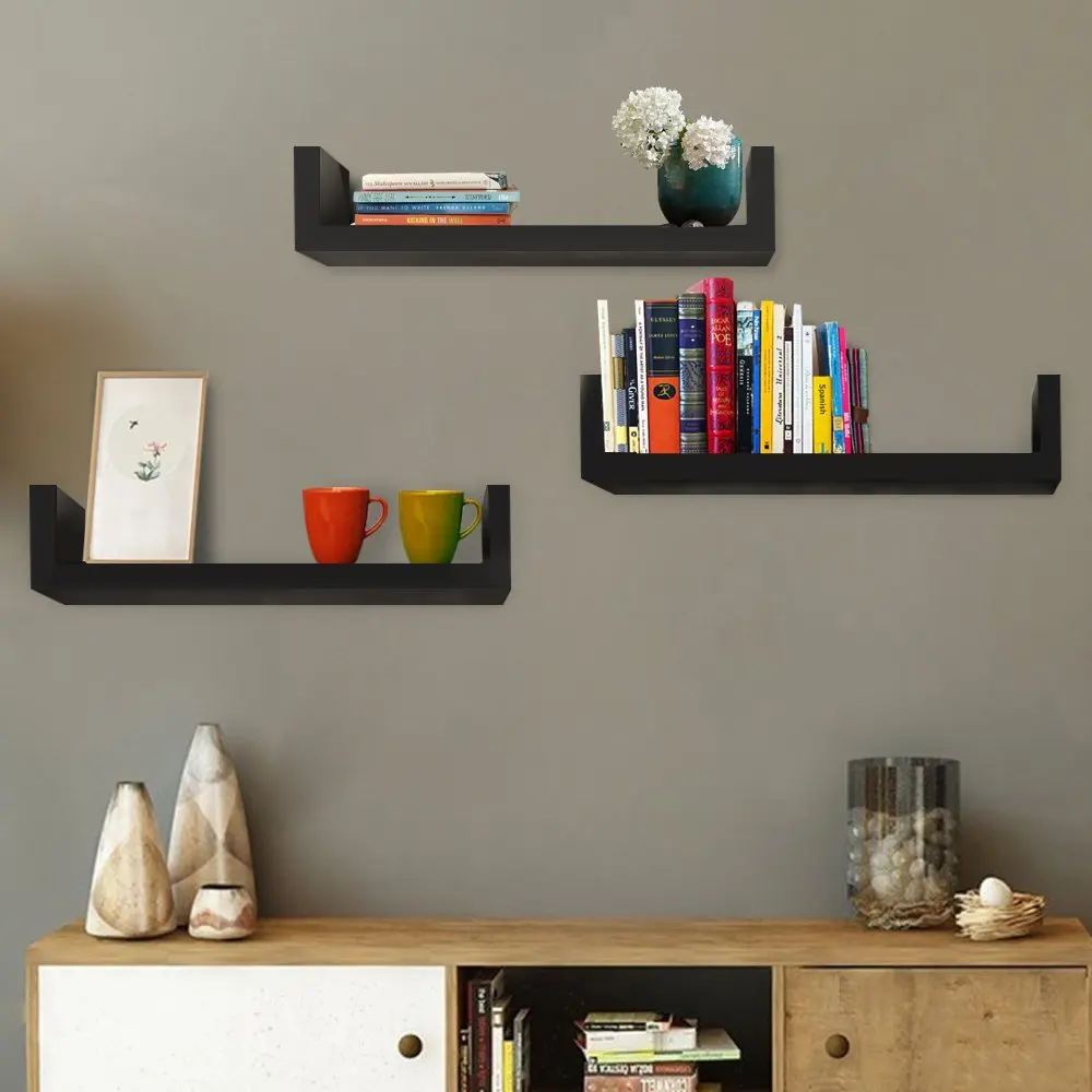 Set of 3 Floating Display Shelves Ledge Bookshelf Wall Mount Storage Shelf for Bathroom Living Room Bedroom Kitchen Office
Set of 3 Floating Display Shelves Ledge Bookshelf Wall Mount Storage Shelf for Bathroom Living Room Bedroom Kitchen Office