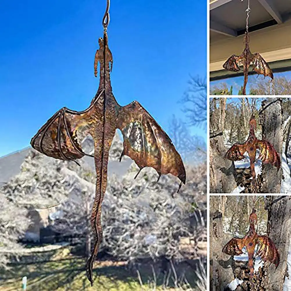 60% Hot Sales!!! Hanging Pendant Wear-resistant Exquisite Iron Dragon Wind Spinner Catcher Decoration for Outdoor
60% Hot Sales!!! Hanging Pendant Wear-resistant Exquisite Iron Dragon Wind Spinner Catcher Decoration for Outdoor