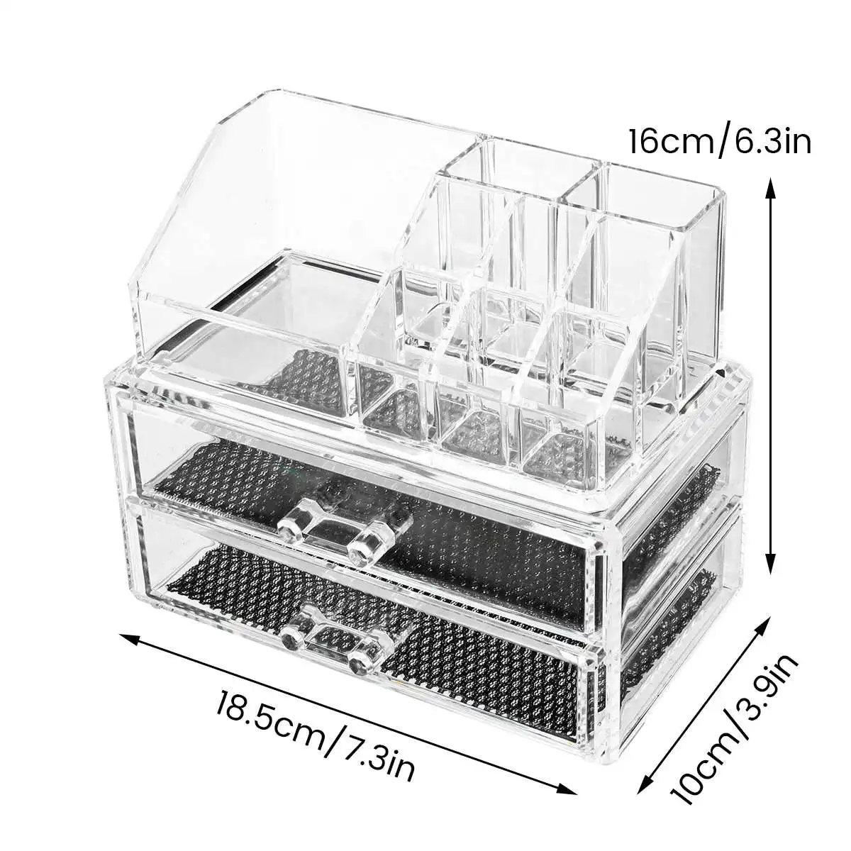 Makeup Organizer Cosmetic Storage Box Transparent Plastic Box Organizador Acrylic Desktop Jewelry Bathroom Multifunctional
Makeup Organizer Cosmetic Storage Box Transparent Plastic Box Organizador Acrylic Desktop Jewelry Bathroom Multifunctional