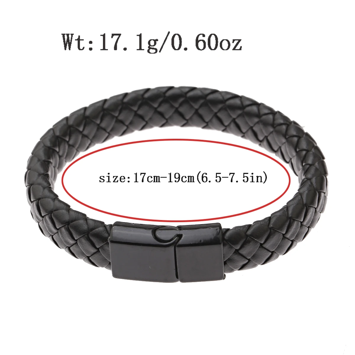 Charms Bracelets For Men Punk Jewelry Black/Brown Braided Leather Bracelet Stainless Steel Magnetic Clasp Bangles New Year Gift
Charms Bracelets For Men Punk Jewelry Black/Brown Braided Leather Bracelet Stainless Steel Magnetic Clasp Bangles New Year Gift