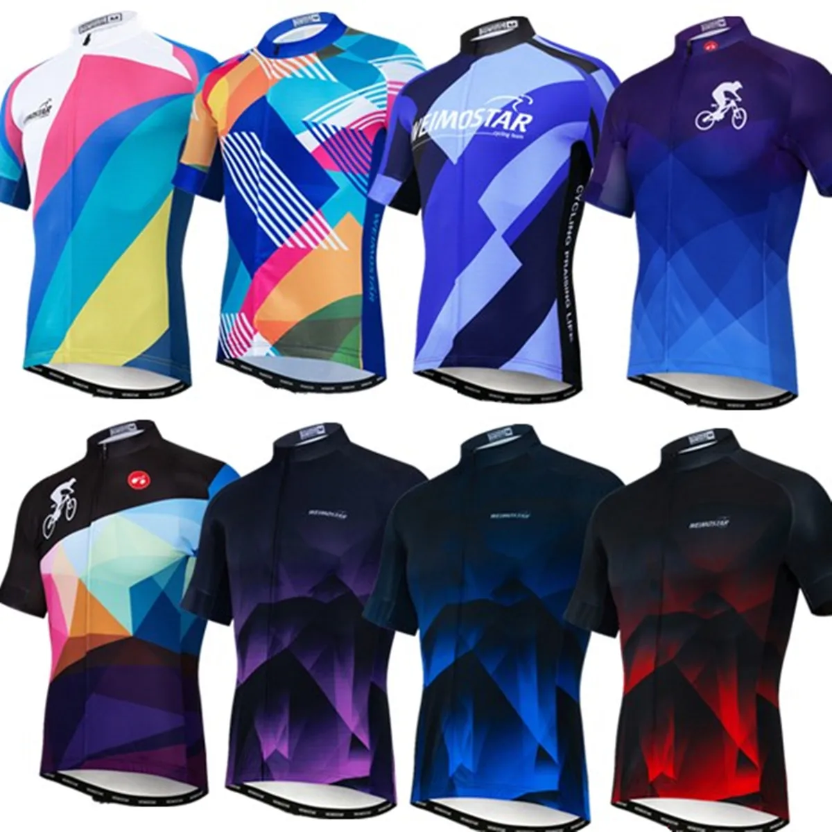 Cycling Jersey Mens Tops Shirt MTB Short Sleeve Quick-dry Breathable Clothing Team Racing Sport Bicycle Sportswear Colorful
Cycling Jersey Mens Tops Shirt MTB Short Sleeve Quick-dry Breathable Clothing Team Racing Sport Bicycle Sportswear Colorful
