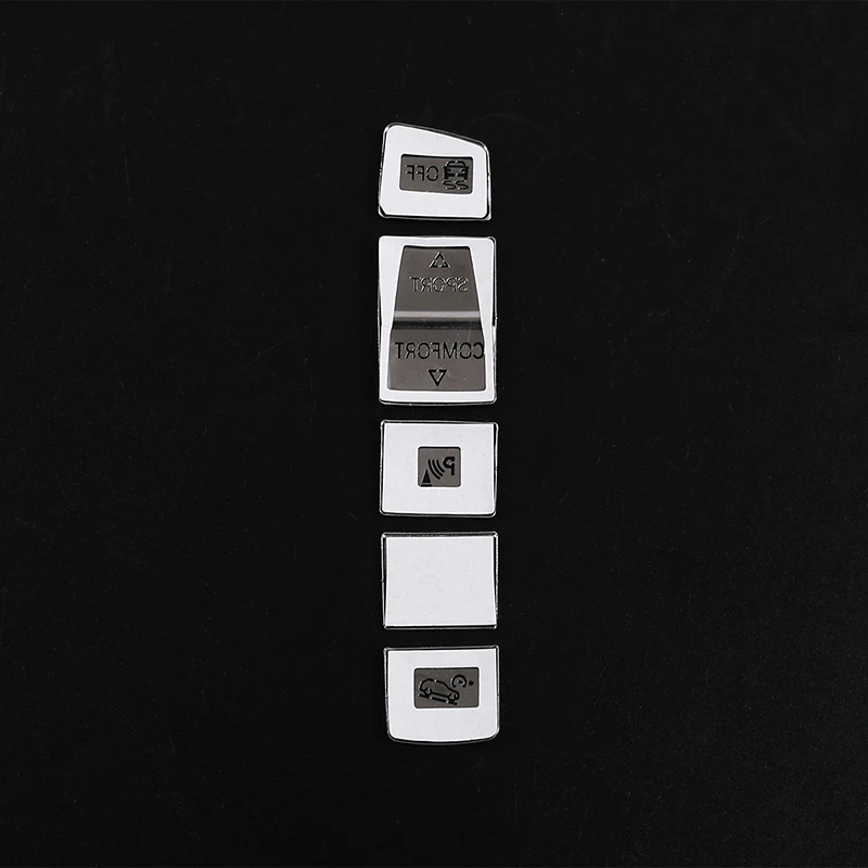 For 14-18 BMW X5 F15 X6 F16 Central Control Driving Mode Button Sticker auto parts Aluminum Alloy Silver 5-piece set
For 14-18 BMW X5 F15 X6 F16 Central Control Driving Mode Button Sticker auto parts Aluminum Alloy Silver 5-piece set