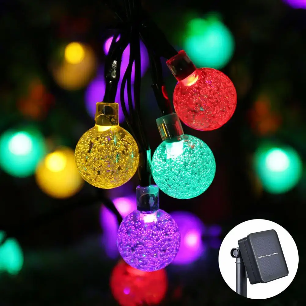 Solar String Lights Outdoor 50 Leds Crystal Globe Lights with 10m Waterproof Solar Powered Patio Light for Garden Party Decor
Solar String Lights Outdoor 50 Leds Crystal Globe Lights with 10m Waterproof Solar Powered Patio Light for Garden Party Decor