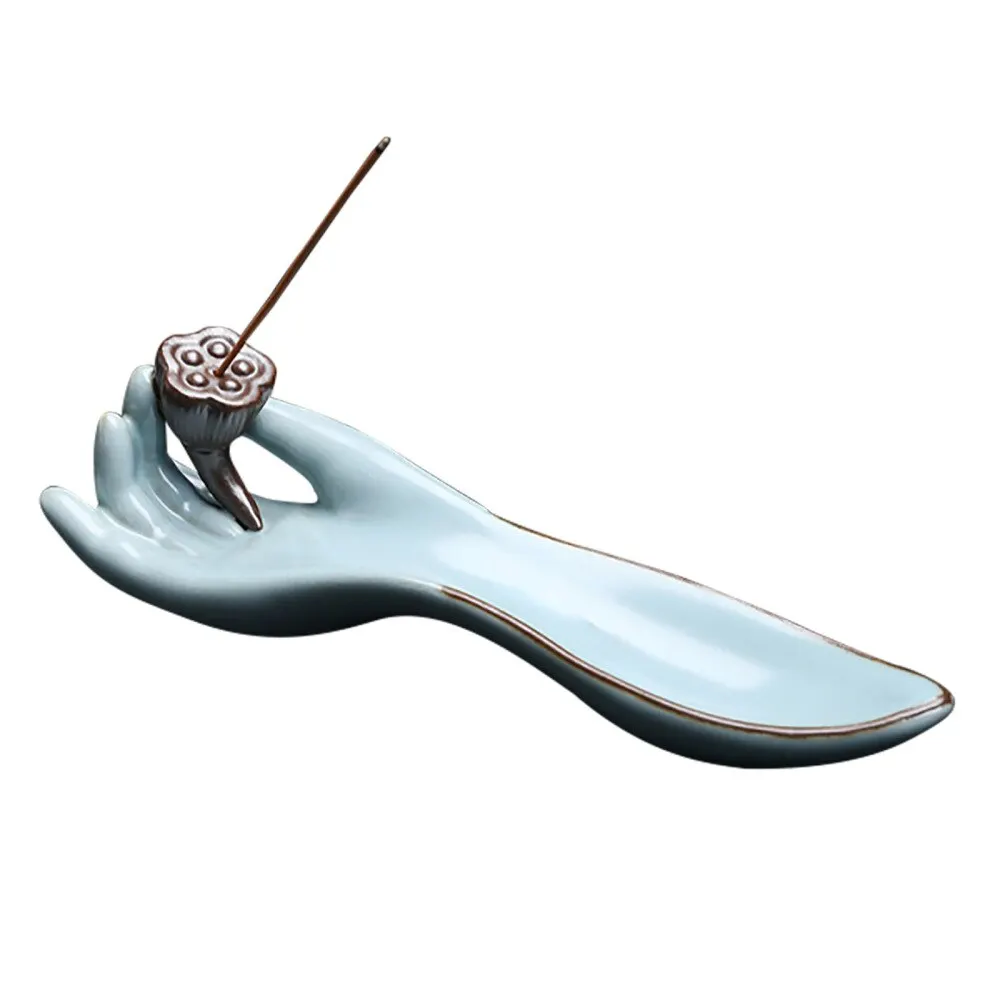 Ceramic Incense Holder Aromatherapy Desktop Workmanship Wrist Like Office Home Decor Lotus Backflow
Ceramic Incense Holder Aromatherapy Desktop Workmanship Wrist Like Office Home Decor Lotus Backflow