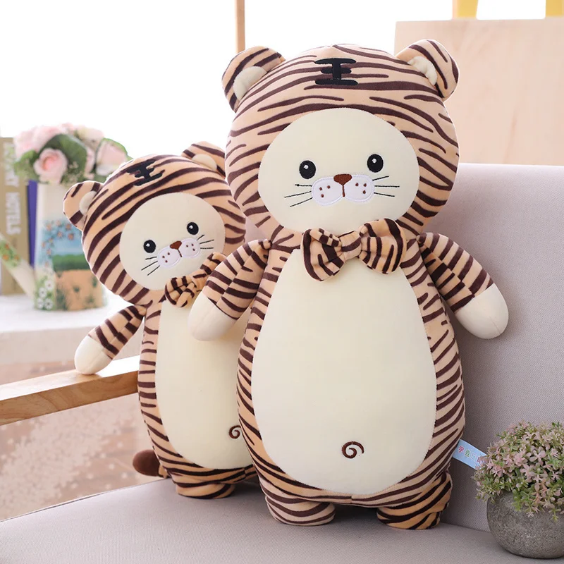 New Soft Stuffed Animals Tiger Plush Toys Pillow Cute Cartoon Animal Big Tiger Kawaii Doll Down Cotton Girl Toys For Children
New Soft Stuffed Animals Tiger Plush Toys Pillow Cute Cartoon Animal Big Tiger Kawaii Doll Down Cotton Girl Toys For Children