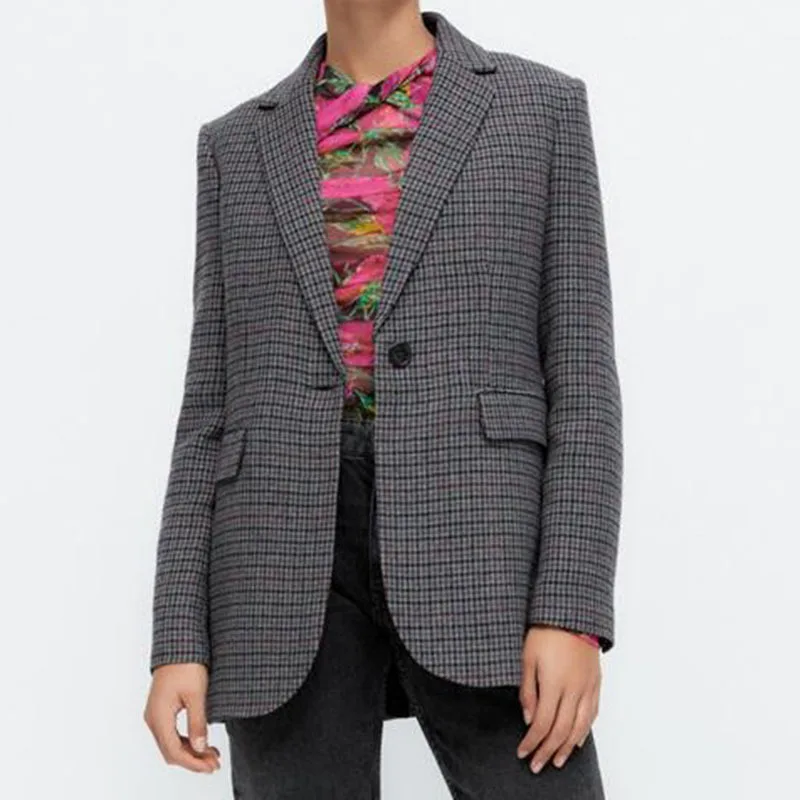 plaid double-breasted texture with shoulder pads suit jacket women 2021 autumn and winter new casual
plaid double-breasted texture with shoulder pads suit jacket women 2021 autumn and winter new casual