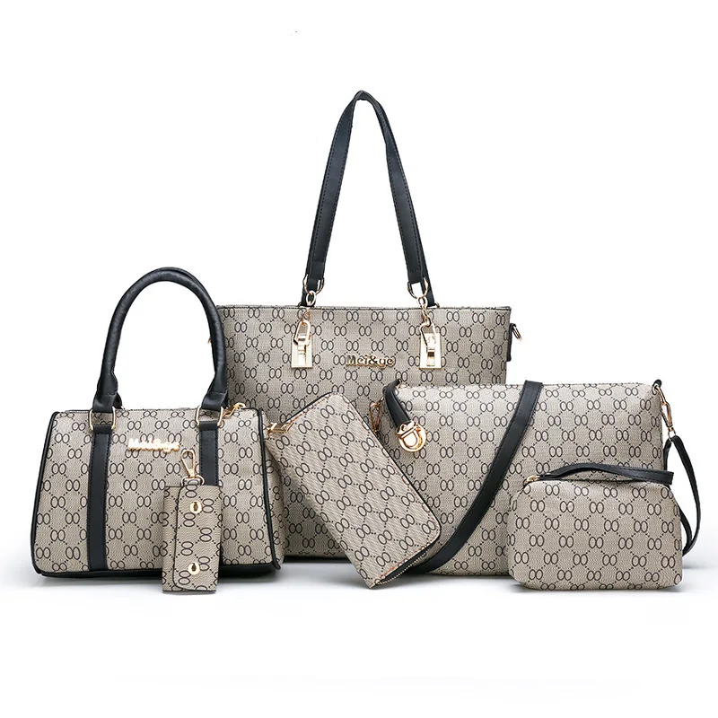 6-Piece Women's Wallet Shoulder Bag Multi-Function Set Luxury Women Brand Handbags Fashion Print Pu material 2021 Designer
6-Piece Women's Wallet Shoulder Bag Multi-Function Set Luxury Women Brand Handbags Fashion Print Pu material 2021 Designer