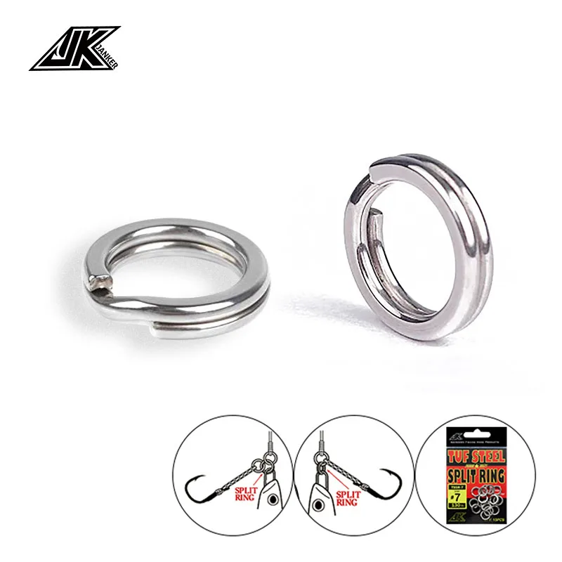 TSSR 50-300LB Split Ring Fishing Connector Heavy Lure Solid Rings Assist Fishing Hook Accessories
TSSR 50-300LB Split Ring Fishing Connector Heavy Lure Solid Rings Assist Fishing Hook Accessories