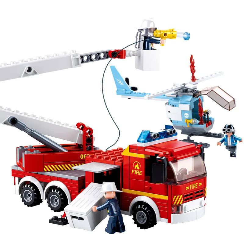 394Pcs SLuban 0627 Fire Alarm Ascending Platform Fire Truck Assembly Model Boy Assembling Building Blocks To Insert Toy Gifts
394Pcs SLuban 0627 Fire Alarm Ascending Platform Fire Truck Assembly Model Boy Assembling Building Blocks To Insert Toy Gifts