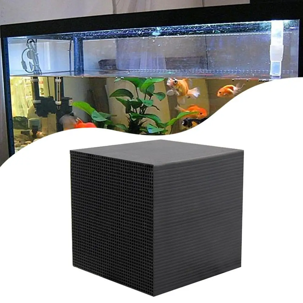 

Activated Carbon Water Filter Eco-Aquarium Water Purifier Cube Honeycomb Ultra Strong Filtration Filter Media Air purification