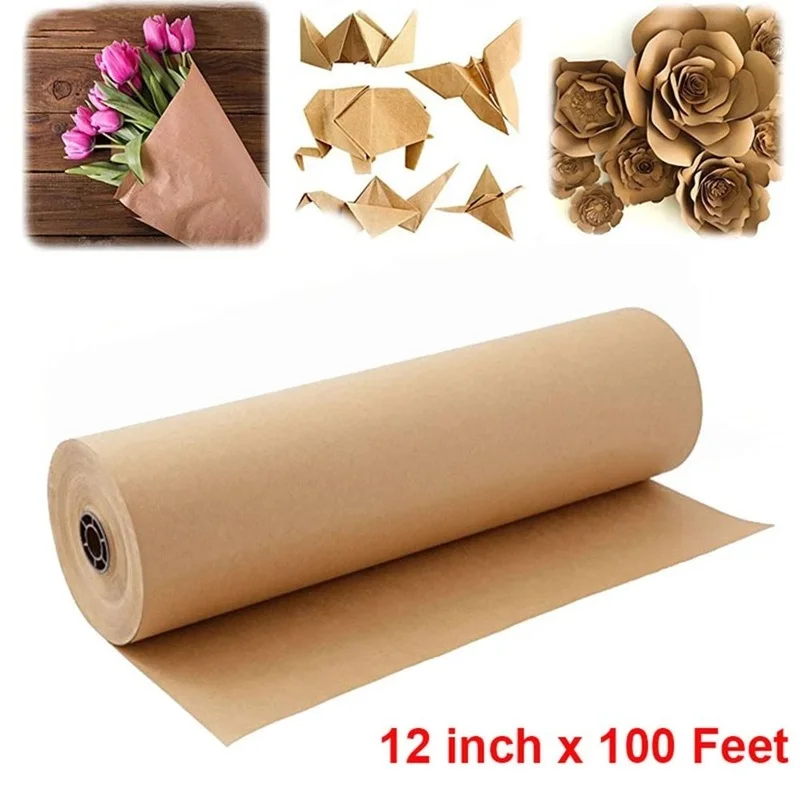 30 Meters of Brown Kraft Wrapping Paper Roll Natural Gift Wrapping Paper Decorative Gift Wedding Birthday Party Wrapping Paper
30 Meters of Brown Kraft Wrapping Paper Roll Natural Gift Wrapping Paper Decorative Gift Wedding Birthday Party Wrapping Paper