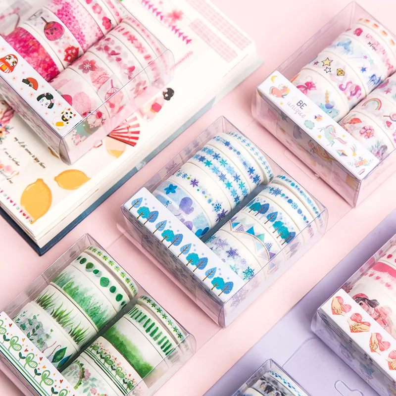 10 Rolls/lot Cherry Bloom Flamingo Unicorn Washi Tape Diy Paper Masking Tape Decorative Adhesive Tapes Scrapbooking Stickers 
10 Rolls/lot Cherry Bloom Flamingo Unicorn Washi Tape Diy Paper Masking Tape Decorative Adhesive Tapes Scrapbooking Stickers